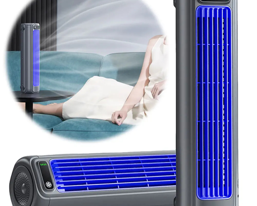 Portable Tower Fan with Wall Mount